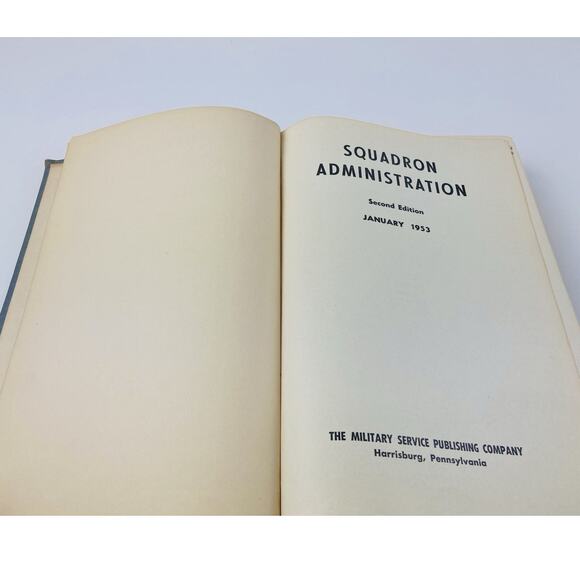 Squadron Administration Book - 1953 US Air Force - Military Service Publishing - Picture 7 of 12